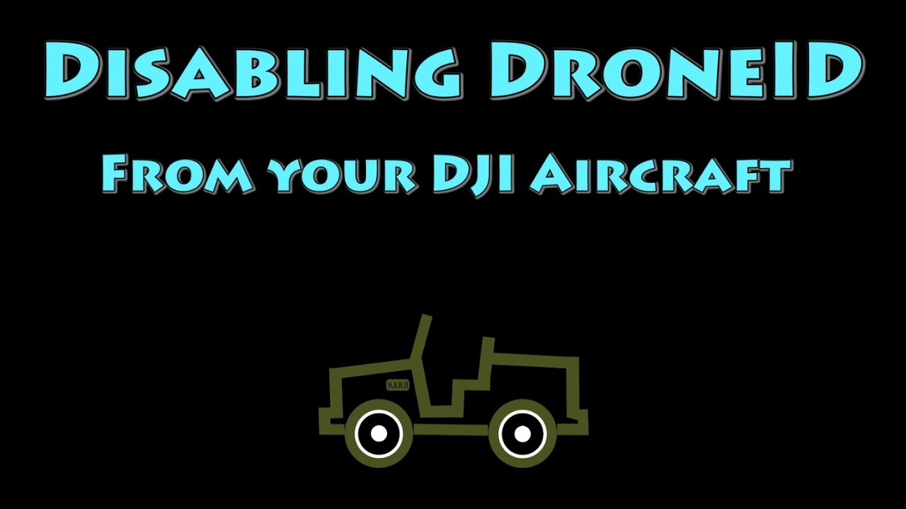 Как отключить DroneID на дронах DJI