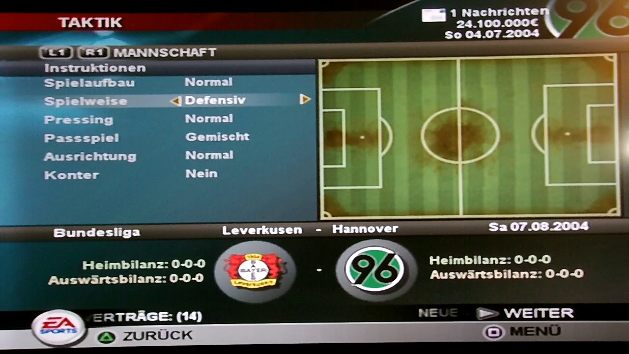 Let's play Fußball Manager 2005 Part 1 Die Trainerkarriere beginnt