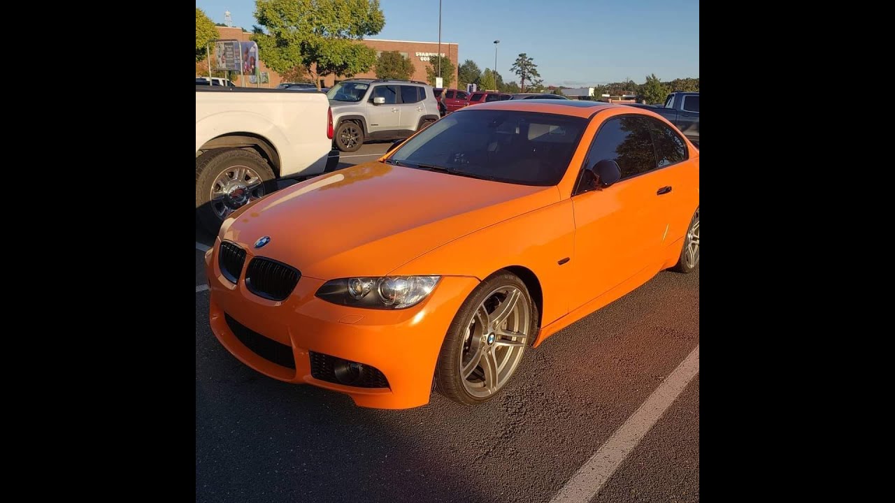 Vinyl Wrap - 2009 BMW 335i E92 - Orange