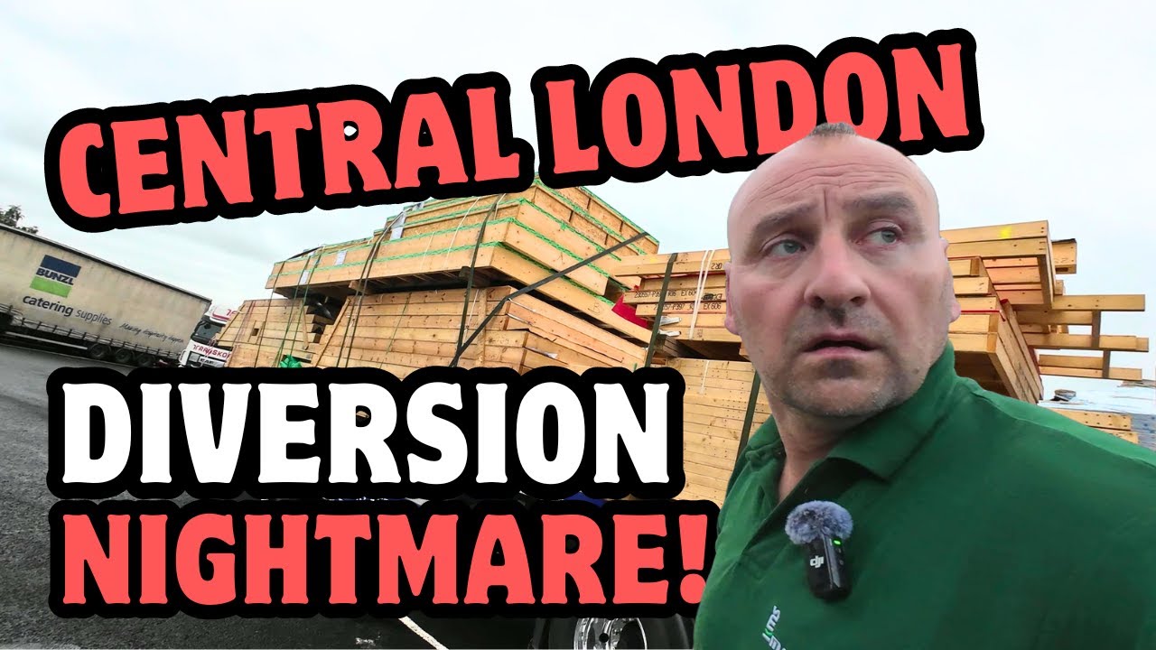 Central London diversions... worst day ever ✔ Trucker FLOZ ✔ [4K]