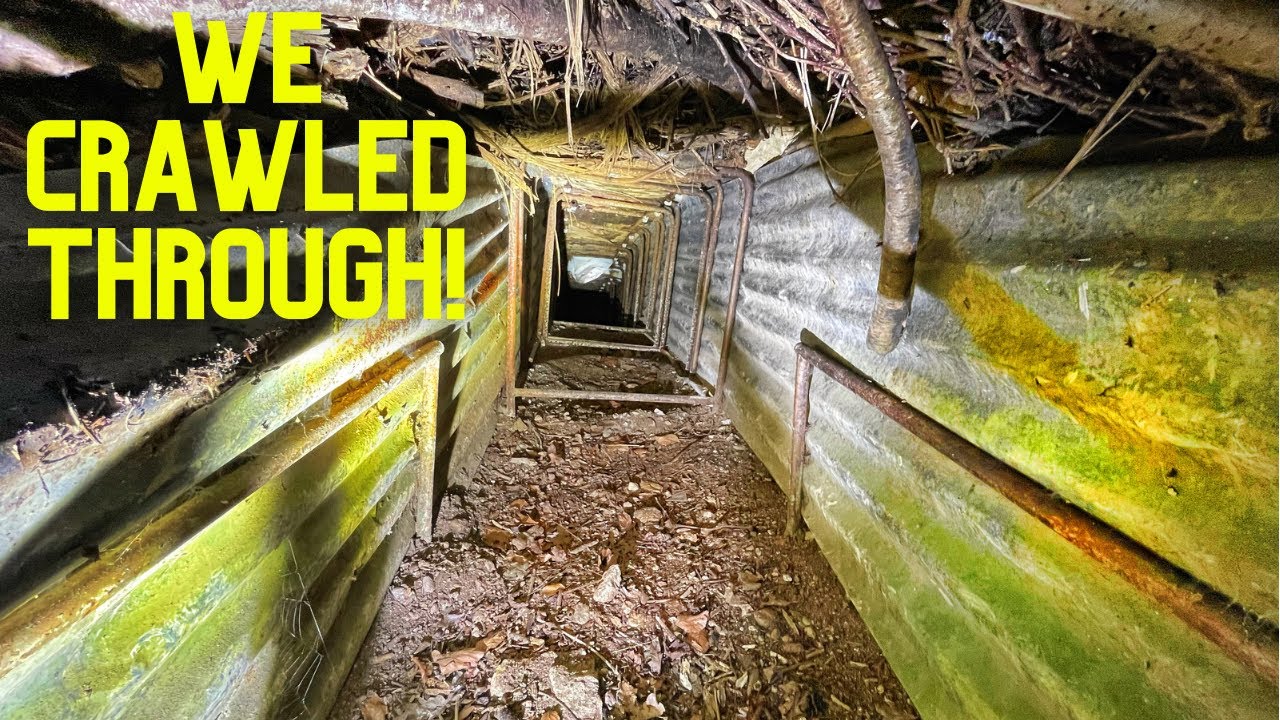 Squeezing Into a Disused Mine Tunnel Entrance!