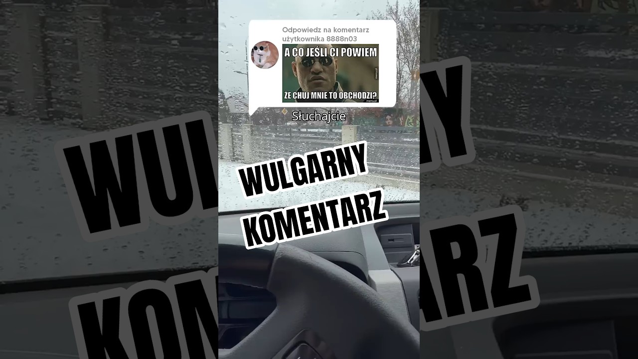 Wulgarny komentarz pod postem w socialmediach