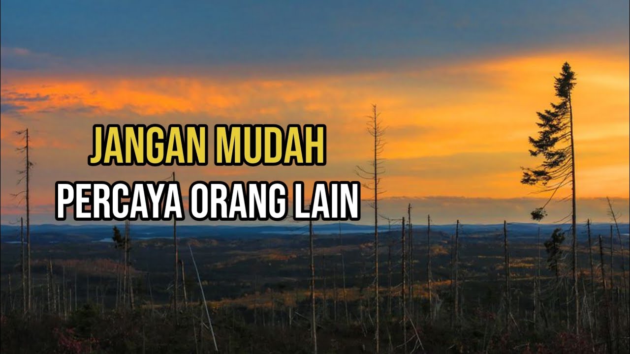 Ngaji Filsafat | Janga Mudah Percaya Kepada Orang Lain - Ust. Dr. Fahruddin Faiz