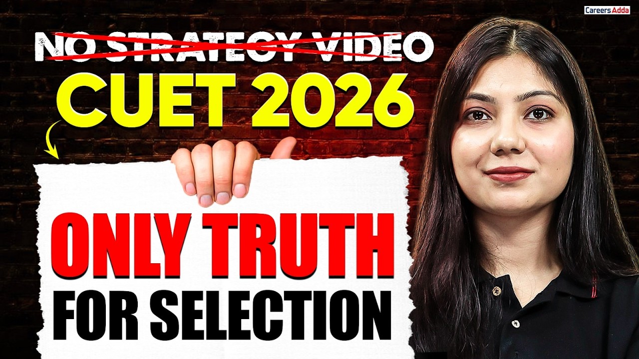 No Strategy Video ❌ Real Truth for CUET 2026 Selection 🔥