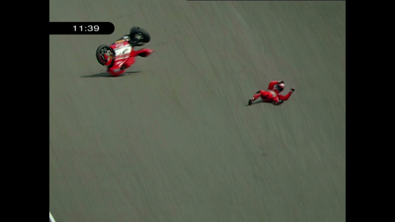 Carlos Checa 2005 MotoGP Qualifying at Sachsenring BBC MPEG2 *AI Upscaled*