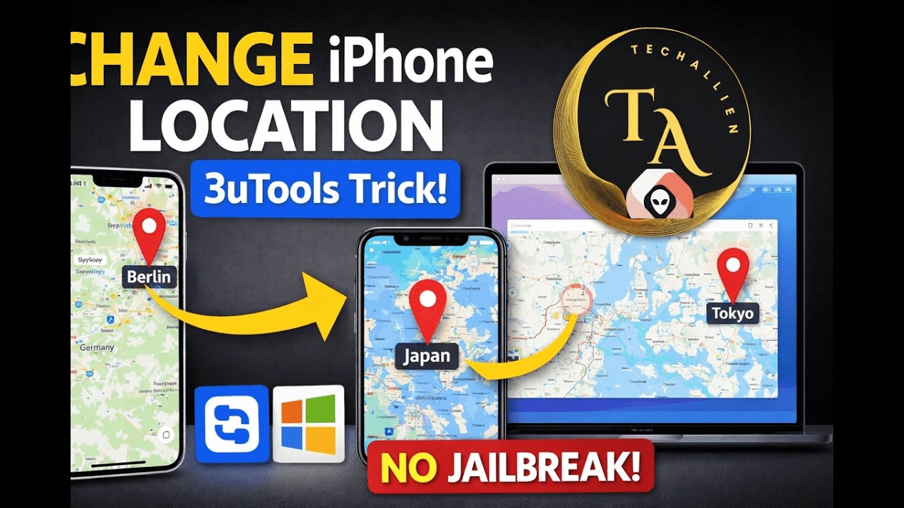 NEW Method: Change iPhone GPS Location on Mac & Windows (3uTools 2026)