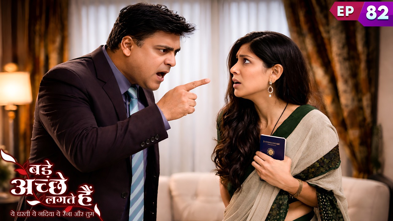 राम को US जाने से रोकने के लिए प्रिया ने छुपाया Visa | Bade Acche Lagte Hain | Ep 82 | Full Episode