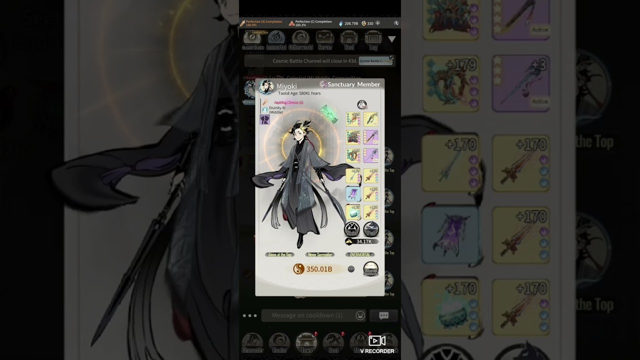 Becoming Aspiring(Quasi) Nirvana taoist in [Overmortal]