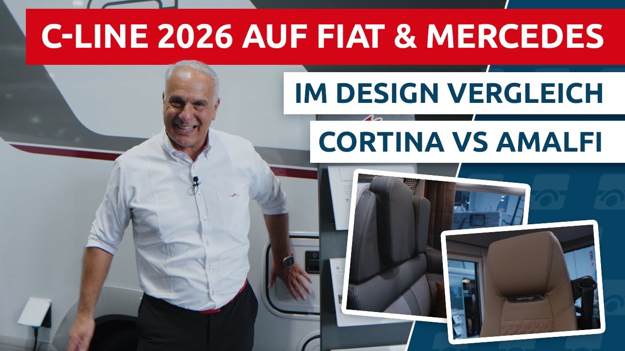 Carthago C-Line 2026 - Fiat vs. Mercedes ⭐🚍 – Unterschiede & neue Stilwelten