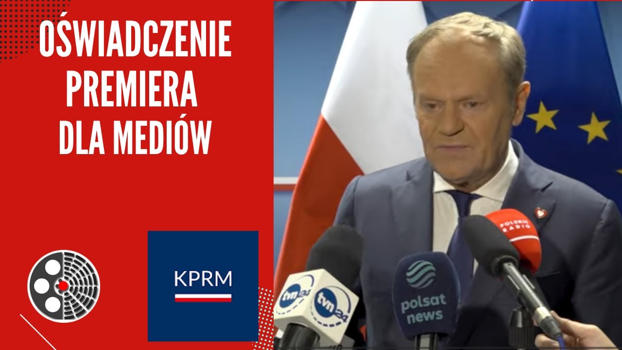 Oświadczenie Premiera Donalda Tuska dla medi&oacute;w