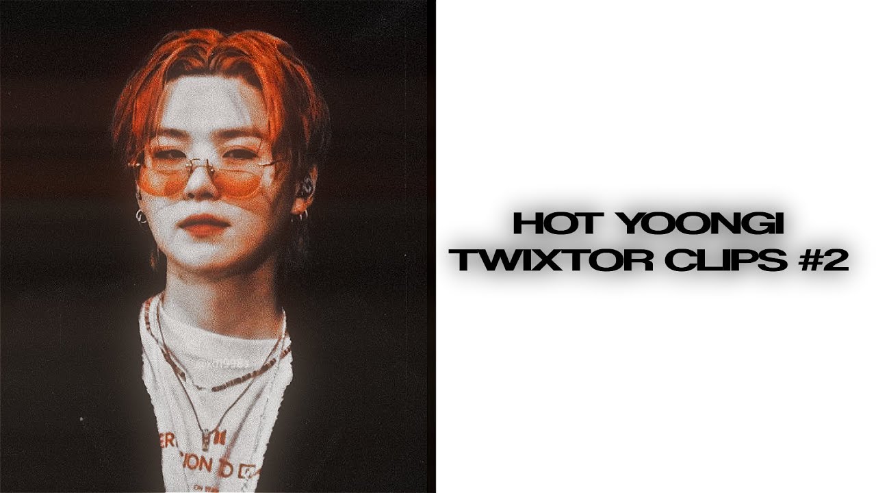 Hot Yoongi Twixtor clips for editing #2