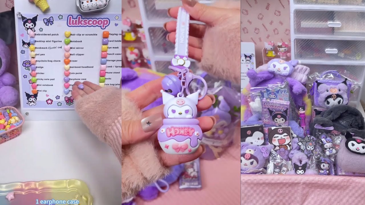 Packing Kuromi Sunny Cute Orders ☀️💜 | Aesthetic ASMR Packaging