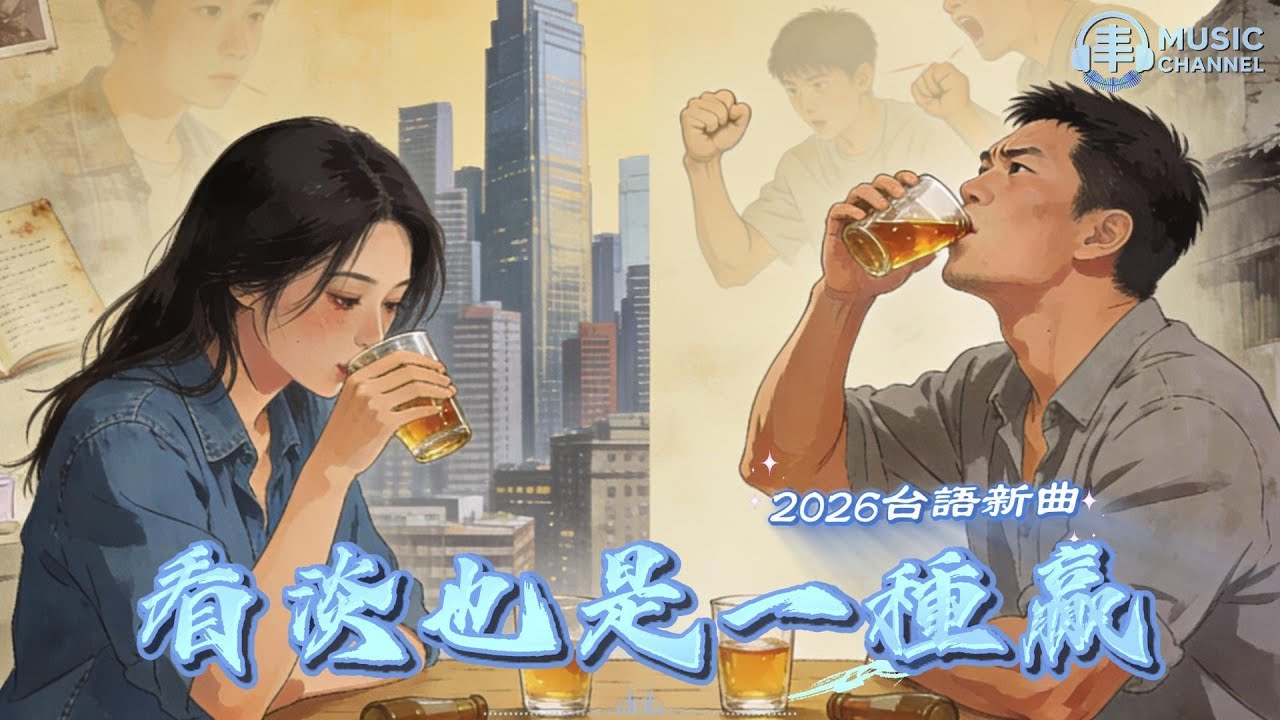 《#看淡也是一種贏》#台語人生歌曲#看破人生#療癒【2026台語流行新曲】Nice song「這是一首唱給終於懂得「不爭，也是一種贏」的人生台語歌....」#台語原創#原創音樂#台灣味【動態歌詞MV】