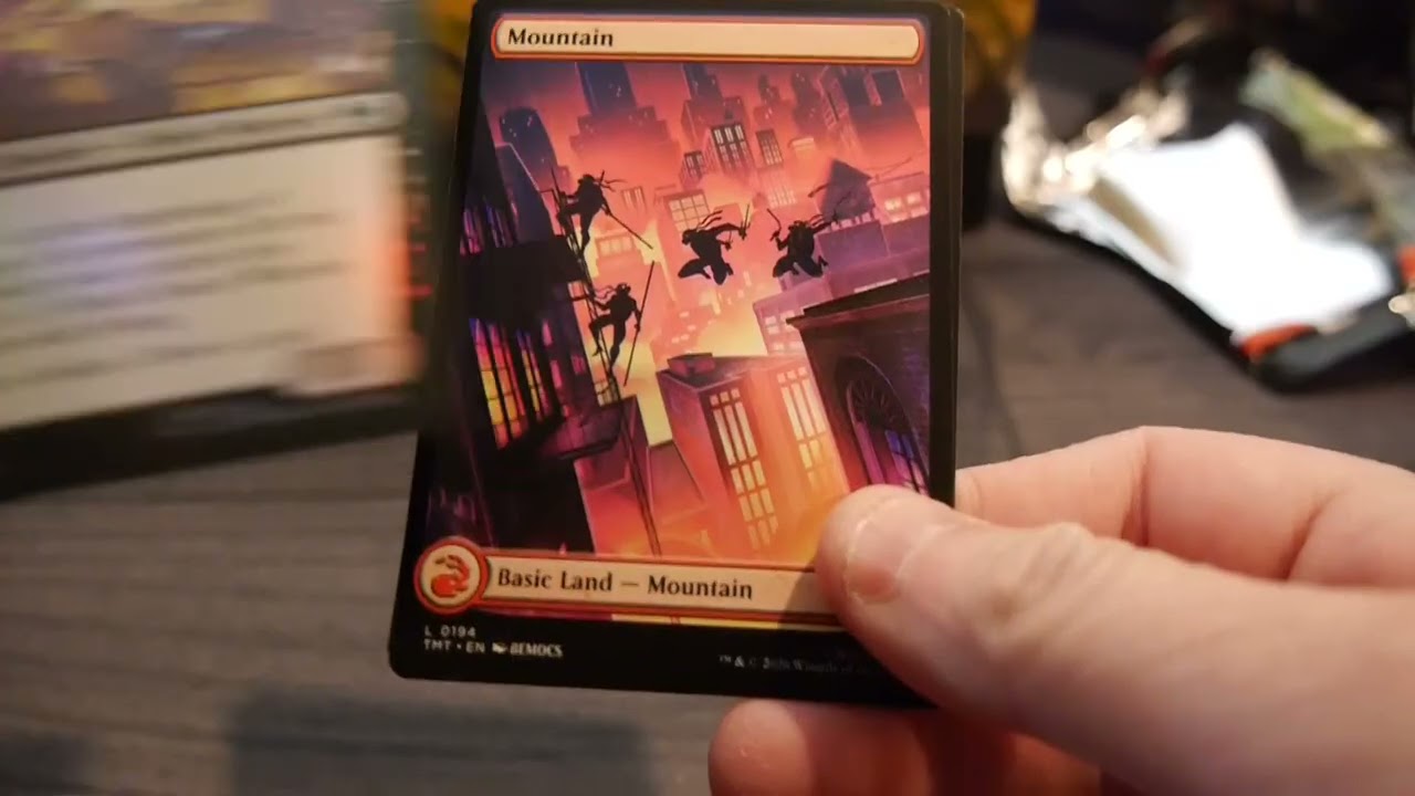 We crack open nine more Magic: The Gathering - Teenage Mutant Ninja Turtles Booster Packs!