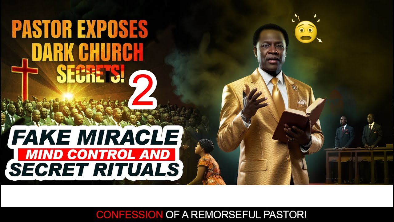 THE CHURCH EXPOSED! FAKE MIRACLES, MIND CONTROL, SECRET RITUAL   -PASTOR REVEAL DARK CHURCH SECRET 2