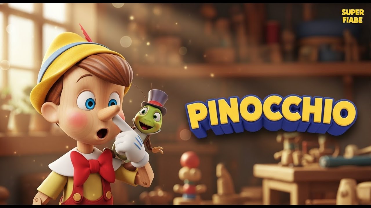 La Vera Storia di Pinocchio Raccontata per i Più Piccoli