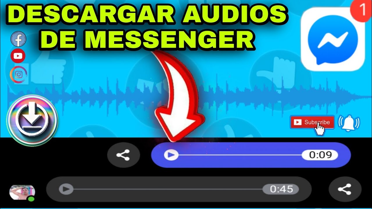 DESCARGAR AUDIOS DE MESSENGER, FUNCIONA😱 2021