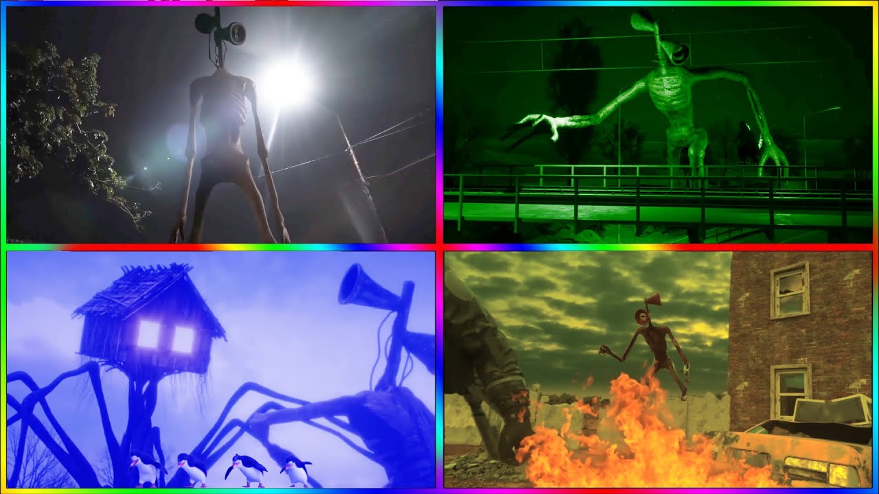 Siren Head Hause Head Megamix MegaBattle #electronicmusic #sirenchallenge #sirenhead #coffindance