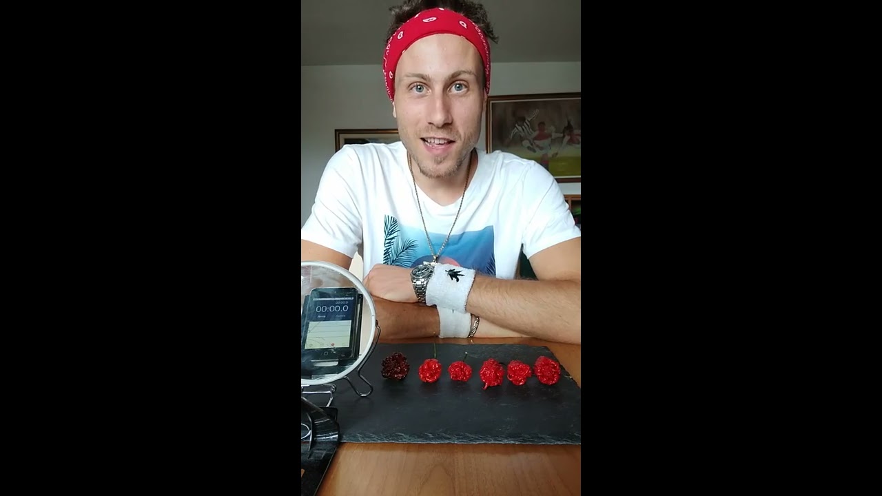 6666 EXTREME CHALLENGE: 6 CAROLINA REAPERS IN 6 MINUTES!!!
