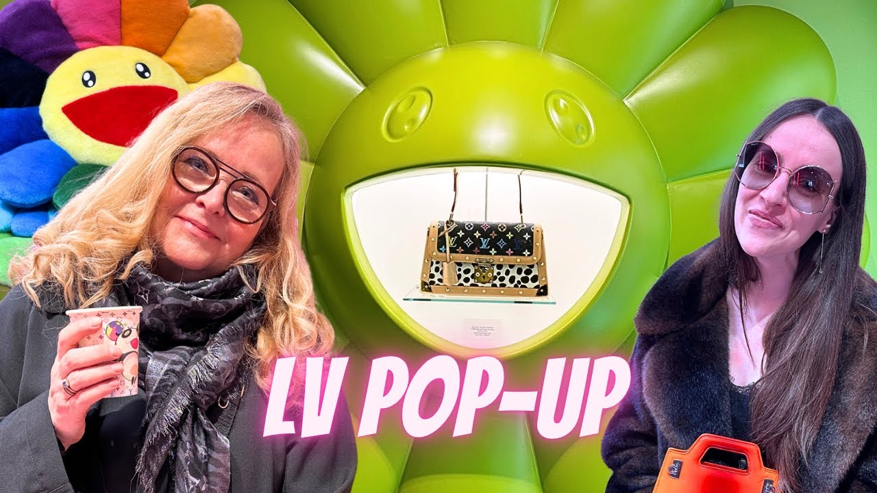 LOUIS VUITTON MURAKAMI POP UP Store in SOHO LONDON with Romina Rose May | LUXURY SHOPPING VLOG