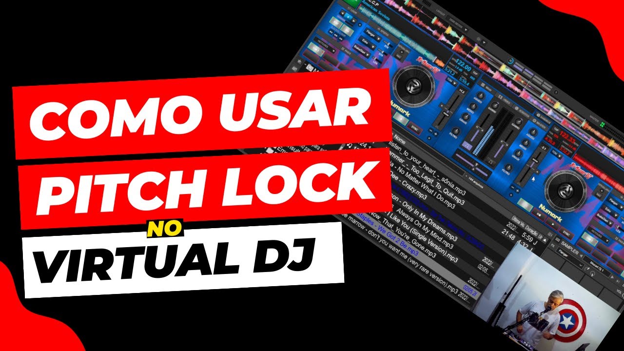 Virtual Dj - Como usar o PITCH LOCK