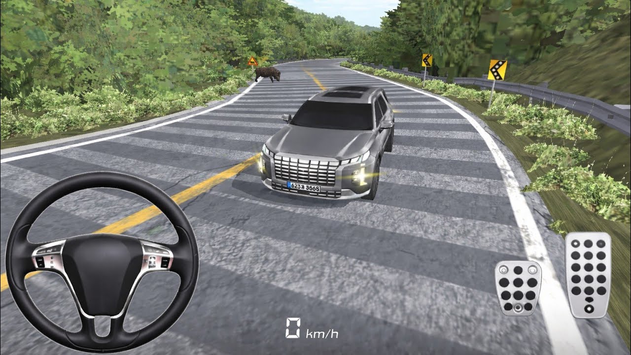 New Orange Colour Mercedes Benz Car Parking - 3D Driving Class Game Play