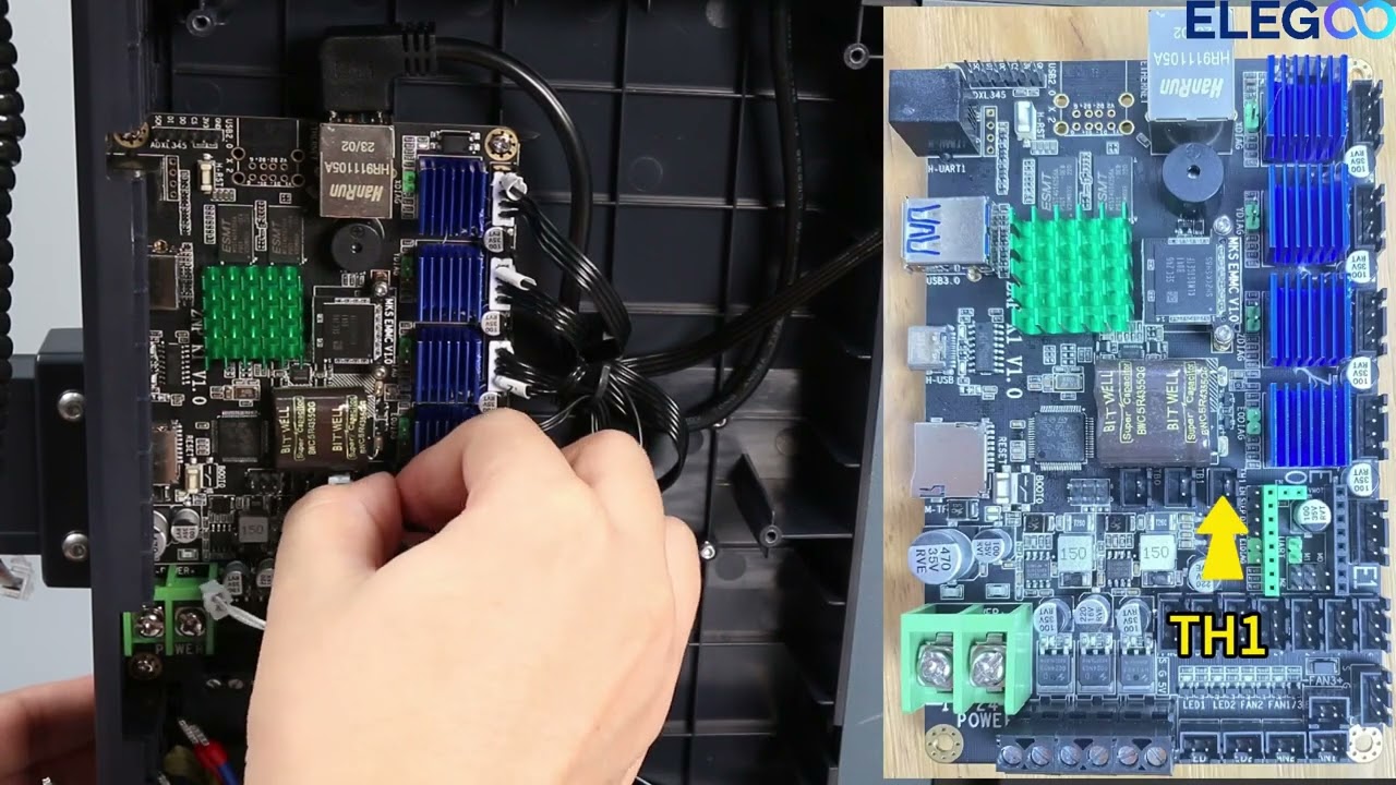 ELEGOO Neptune 4/4 Pro: How to replace the motherboard?