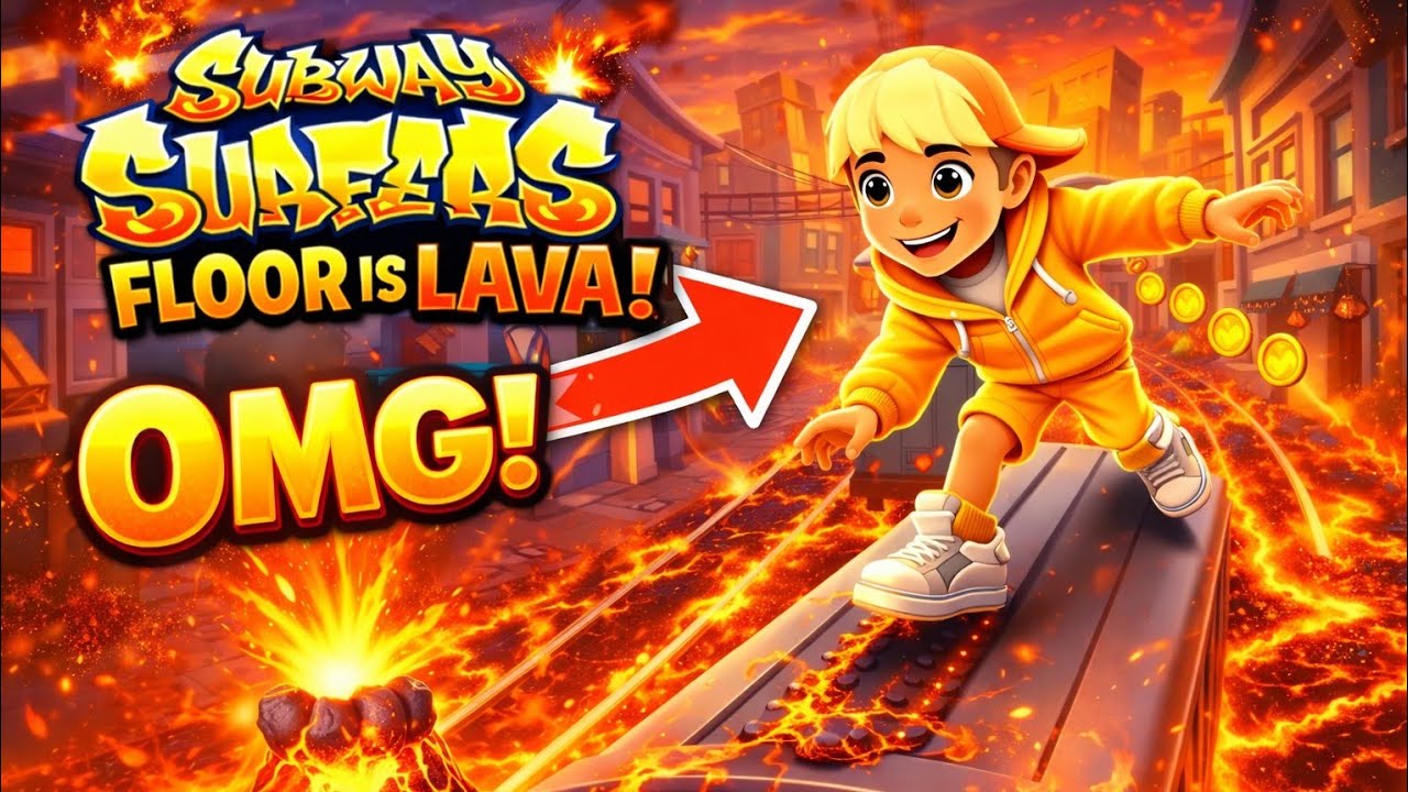 Subway Surfers FLOOR IS LAVA 🔥 Ultra HD Gameplay
