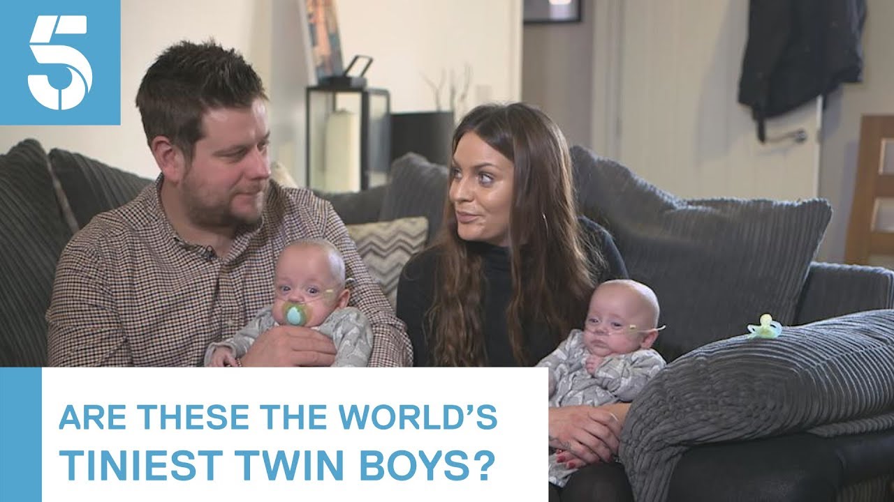 Britain's smallest surviving twin boys born at just 23 weeks | 5 News
