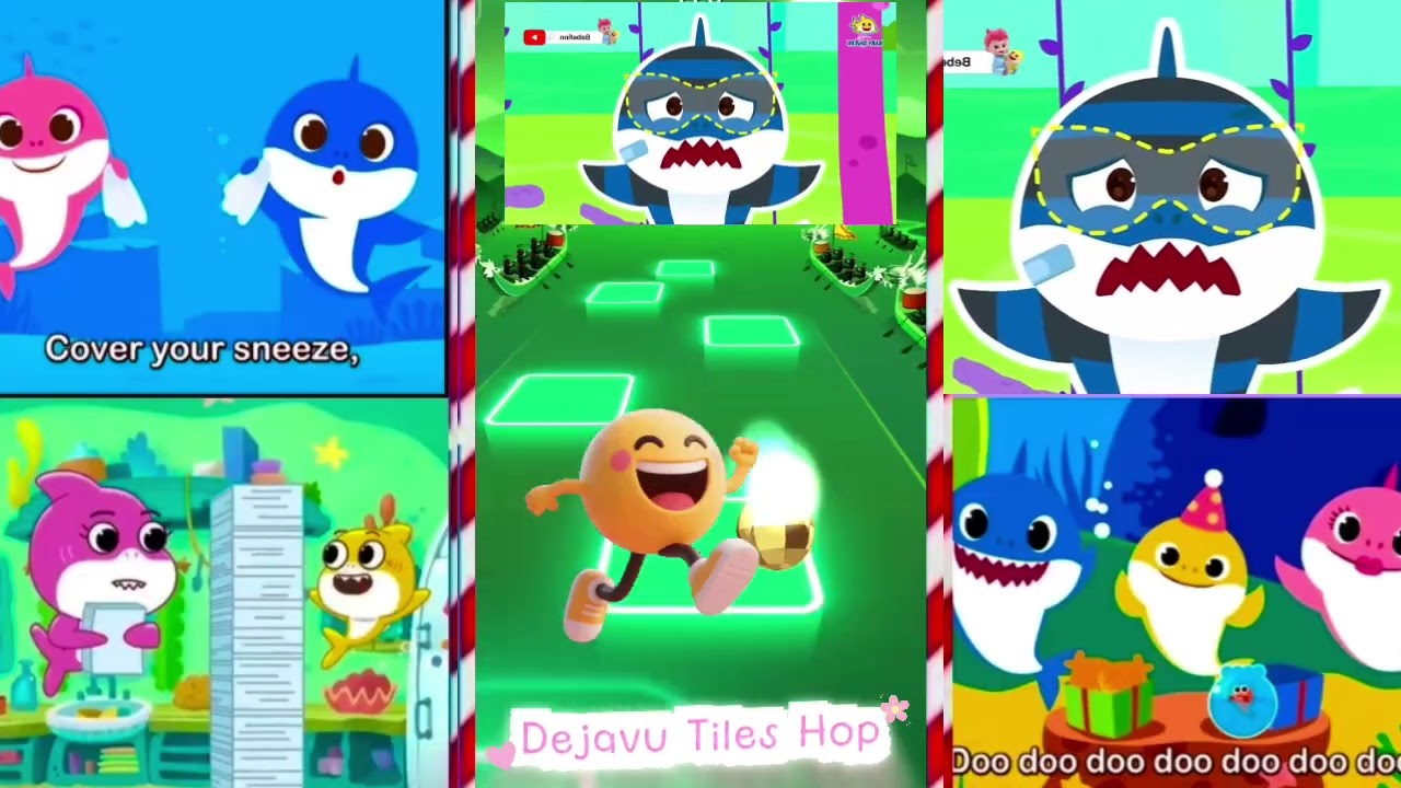 Baby Shark Tiles Hop Coffin Dance Song (кавер)