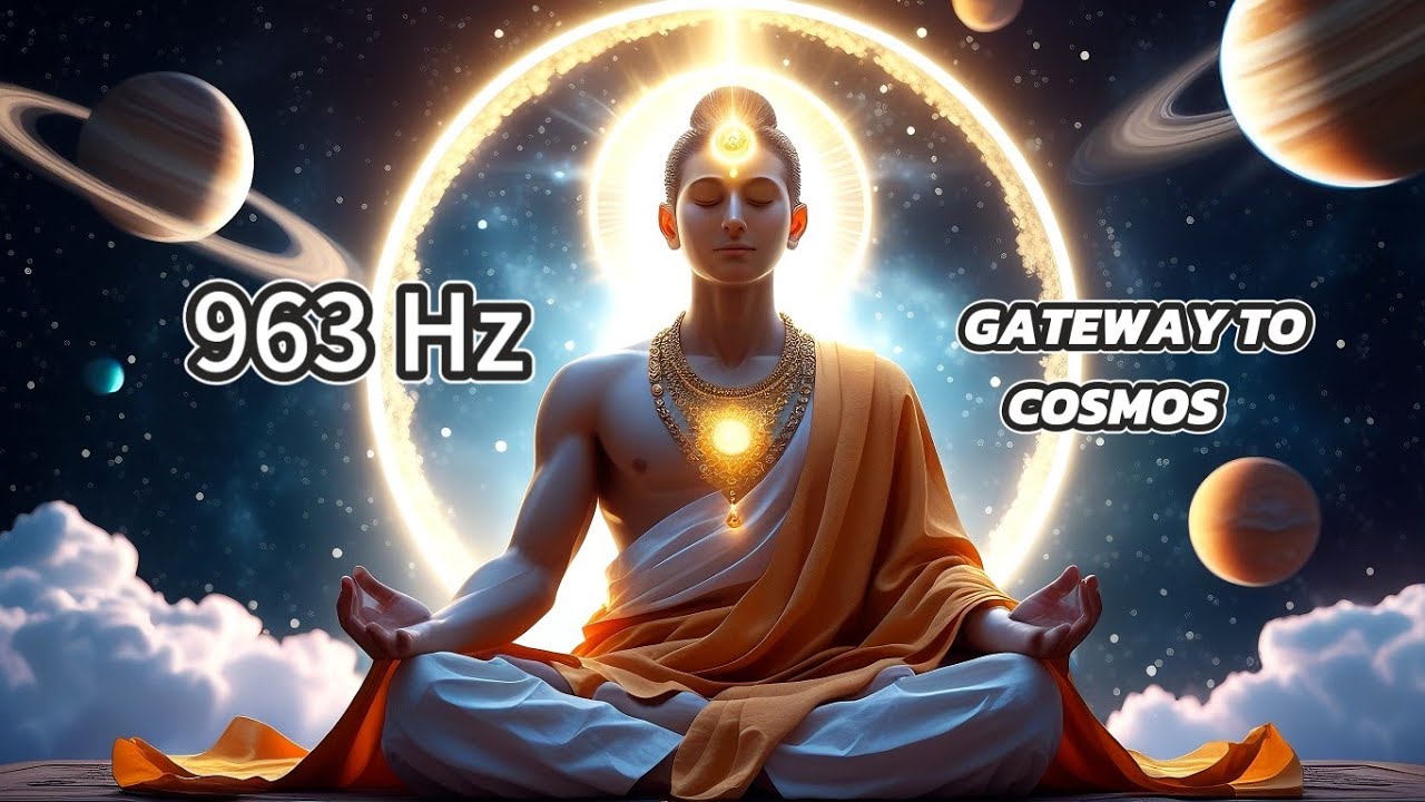 963 Hz Crown Chakra Activation ✨ 3.5-Hour Journey to Cosmic Consciousness & Enlightenment