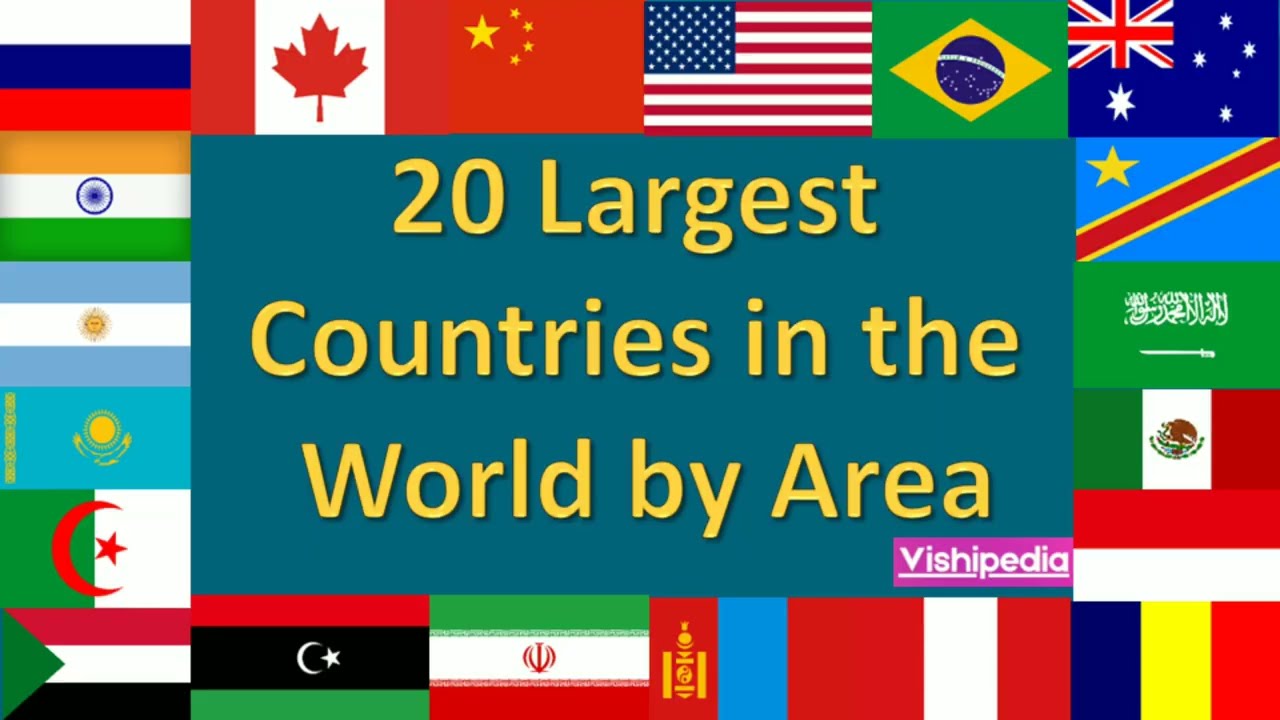 20 Largest Countries in the World by Area