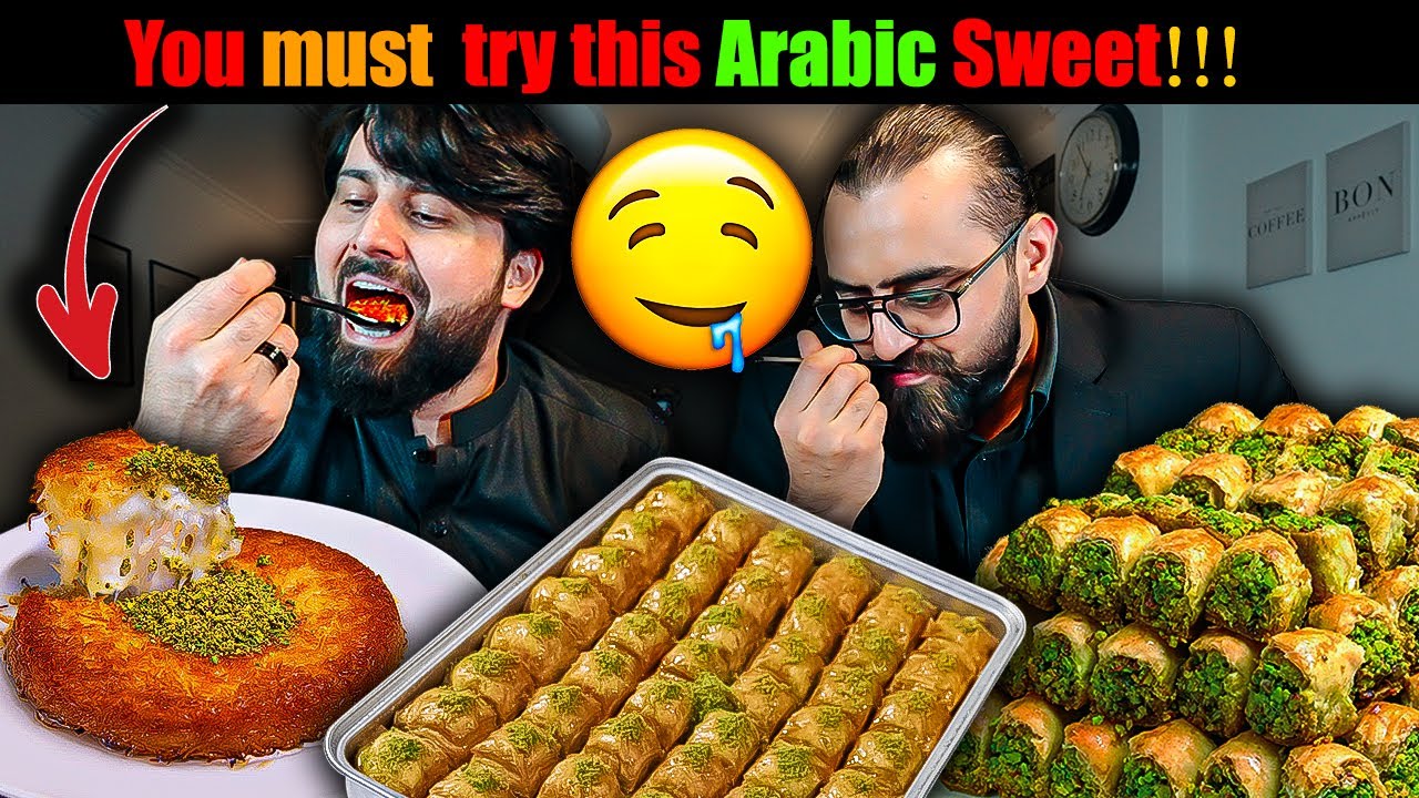 Arabi Sweet comparison... Knafeh vs Baklava which one is better?🤔