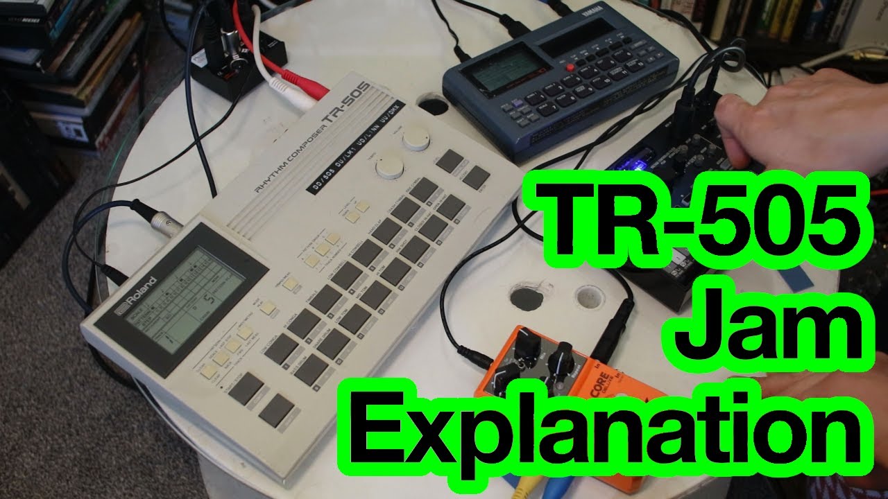 Roland TR-505 meets Yamaha SU10 and Volca Nubass : explained!
