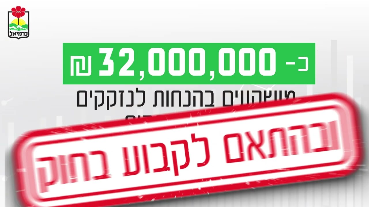 סרטון תקציב עיריית כרמיאל