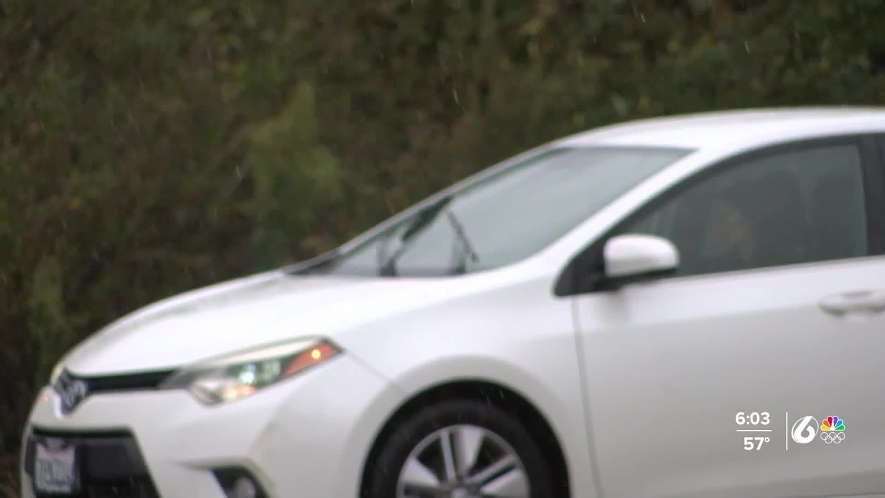 Officials advise commuters to drive with caution in stormy conditions