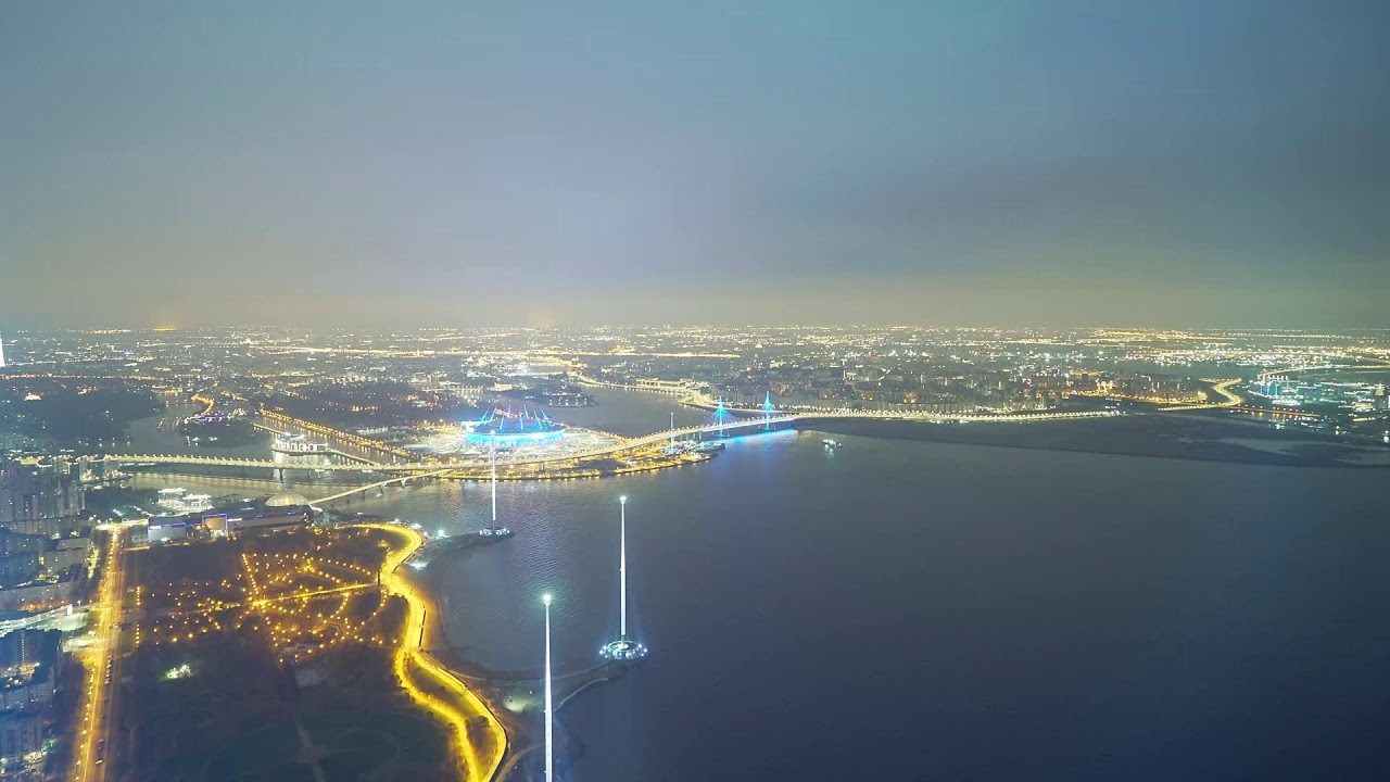 Над Санкт-Петербургом (вид с Лахта Центра)