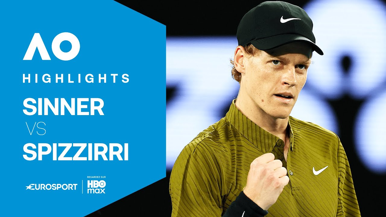OPEN D'AUSTRALIE 2026 - En GRANDE DIFFICULTÉ, Jannik Sinner s'en sort face à Spinzzirri !