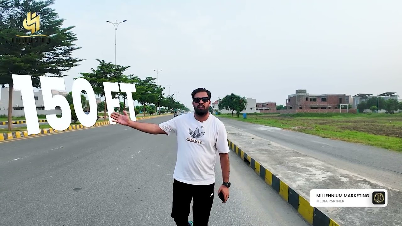 1 Kanal Pair Plot for Sale | DHA Phase 7 V Block |  Facing 150 Ft Road | Nadeem Properties