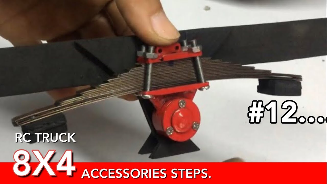 Making Part RC Heavy Duty Trucks Accessories | Double Rear Axles Samples Before Metal Working