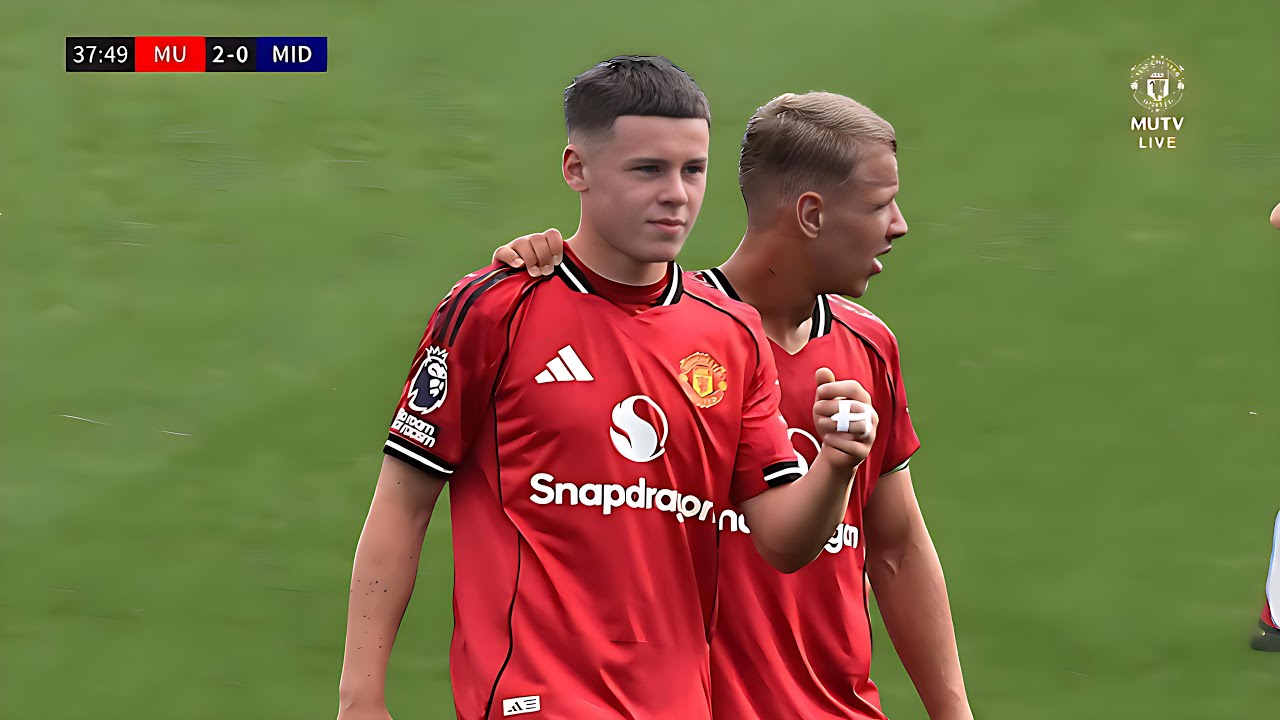 Kai Rooney First Goal For Manchester United U18 vs Middlesbrough.[23/8/2025]