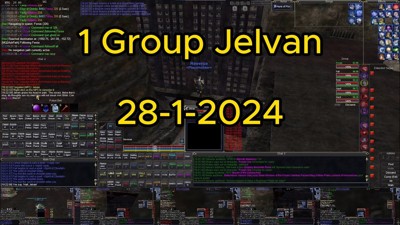 EQ Asylum of Anguish: Jelvan (1group) Project Lazarus