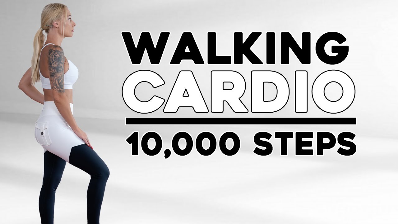 10000 STEPS IN 60 Min - Walking FAT BURN Workout to the BEAT, Super Fun, Knee Friendly, No Jumping