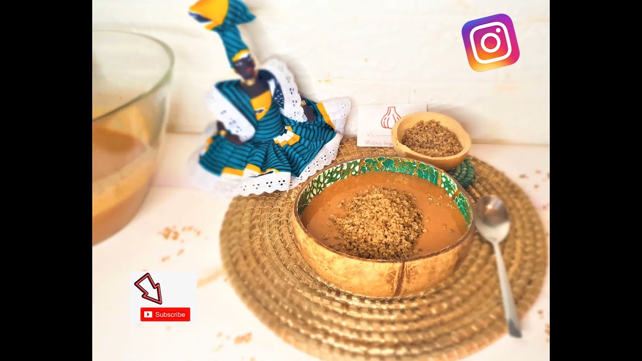 Ngalakh (dessert S&eacute;n&eacute;galais &agrave; la p&acirc;te d'arachide)