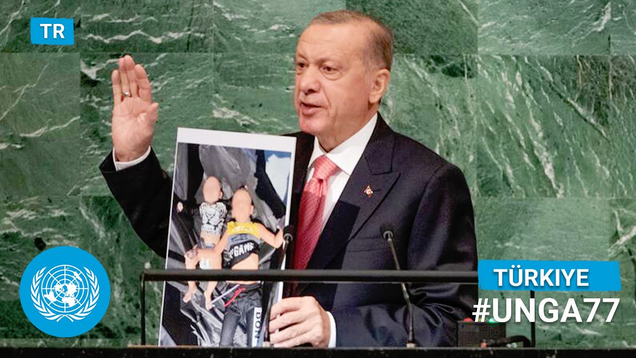(T&uuml;rk&ccedil;e) 🇹🇷 T&uuml;rkiye - President Addresses United Nations General Debate, 77th Session | #UNGA