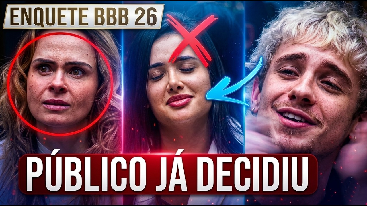 🔴Enquete Pared&atilde;o BBB 26 QUEM SAI: Ana Paula x Jordana x Juliano RESULTADO AO VIVO🔥