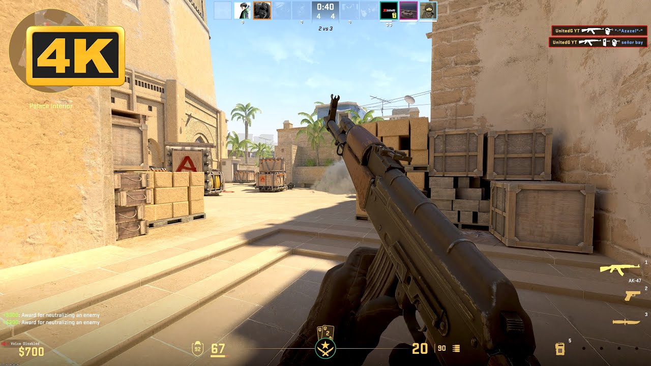 Counter Strike 2 Gameplay 4K (No Commentary)