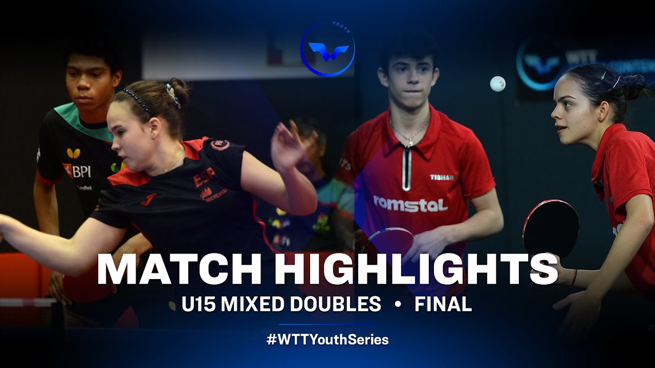 Abiodun/Berzosa vs Istrate/Baiasu | U15 XD Final | WTT Youth Star Contender Vila Nova de Gaia 2023