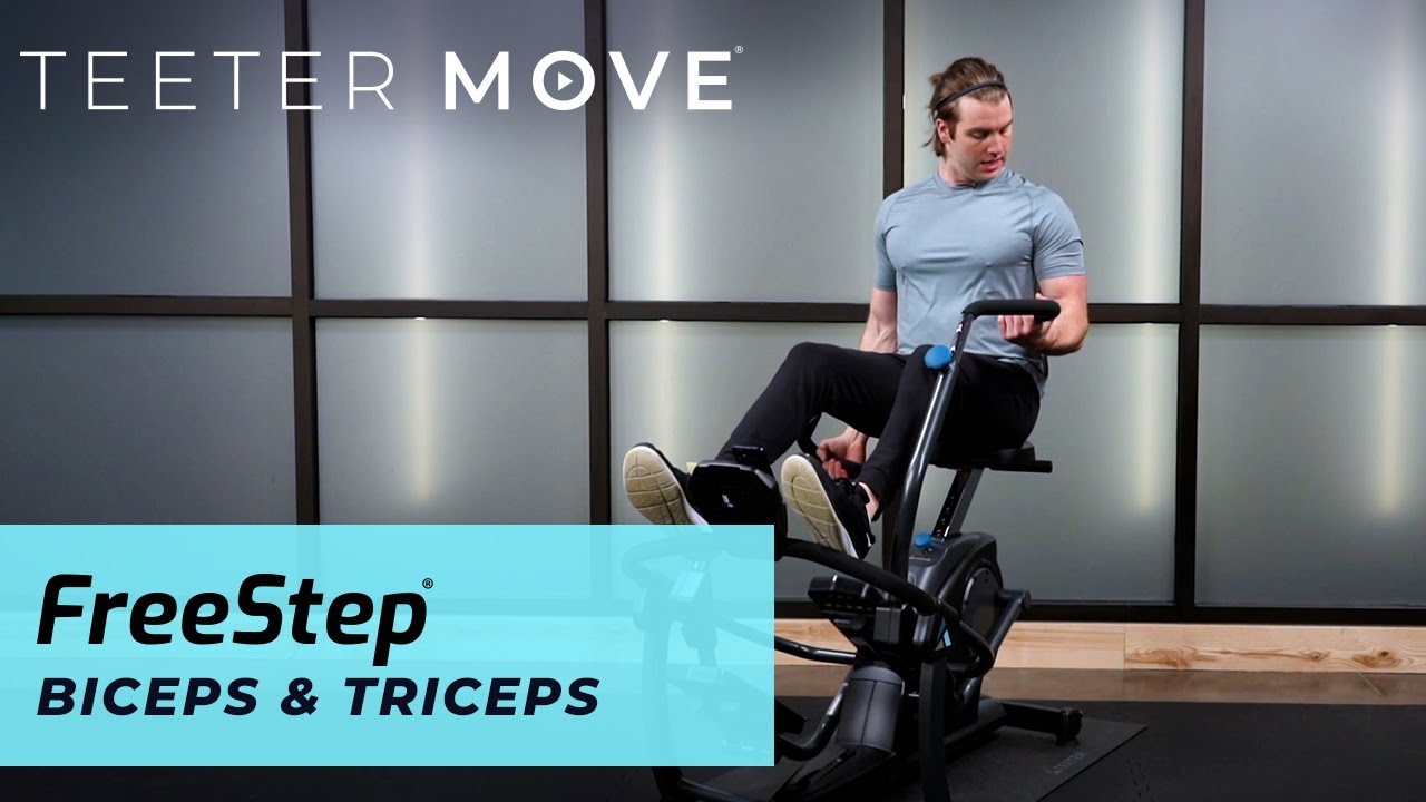 17 Min Biceps & Triceps Workout | FreeStep Cross Trainer | Teeter Move