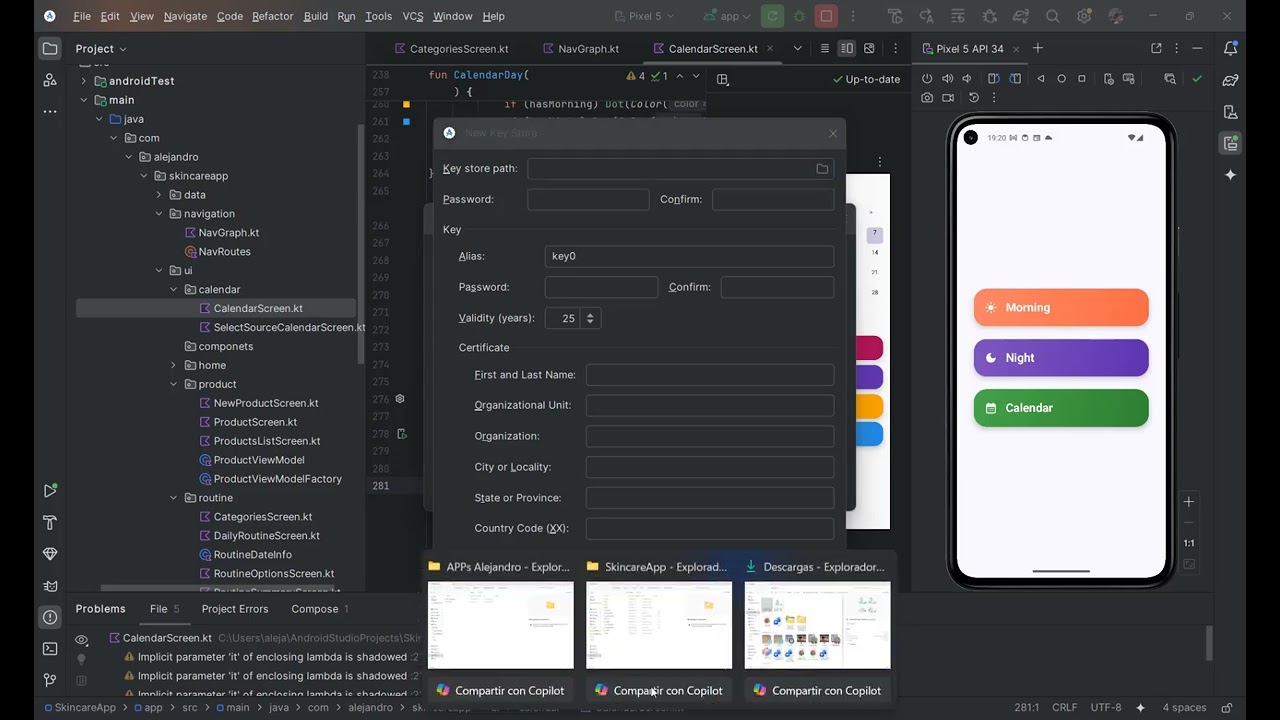 5. Publica tu App con IA: Keystore y AAB 🔐🤖 / Publish an AI App: Keystore & AAB 🔐🤖